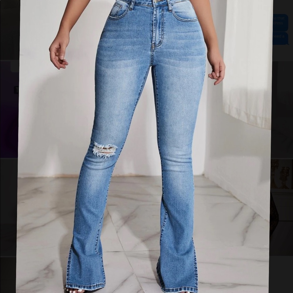 COPY - Split Bell Bottom Jeans